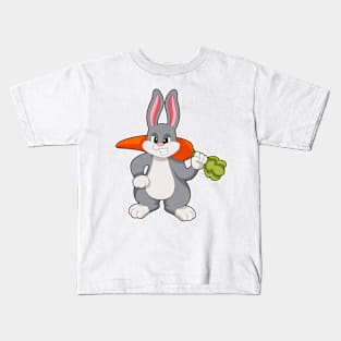 Rabbit with Carrot Kids T-Shirt